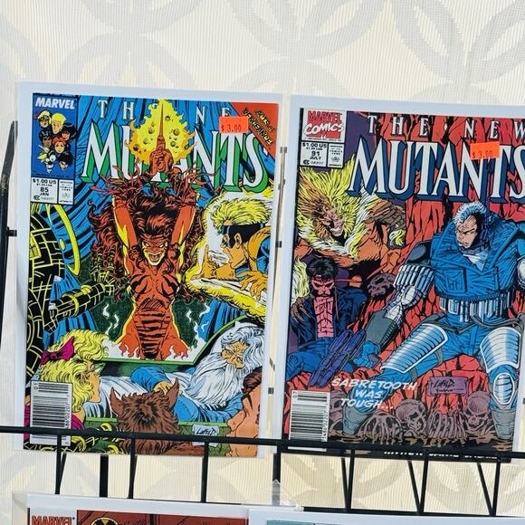 New Mutants 85 91 95 96 99-100 Lot Marvel Copper Age 1st X-Force Rob Liefeld - Picture 2 of 5